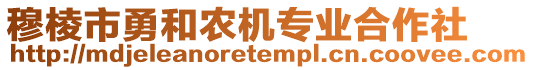 穆棱市勇和農機專業(yè)合作社