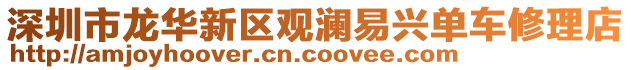 深圳市龍華新區觀瀾易興單車修理店