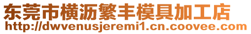 東莞市橫瀝繁豐模具加工店