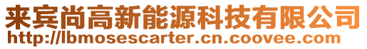 來賓尚高新能源科技有限公司