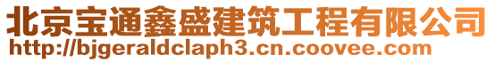 北京寶通鑫盛建筑工程有限公司