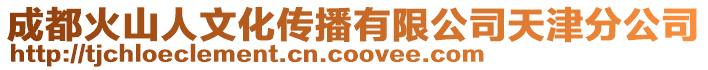 成都火山人文化傳播有限公司天津分公司