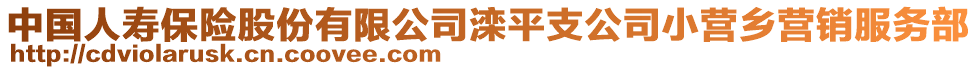 中國人壽保險(xiǎn)股份有限公司灤平支公司小營鄉(xiāng)營銷服務(wù)部