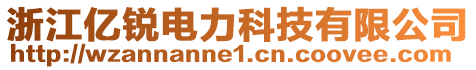 浙江億銳電力科技有限公司