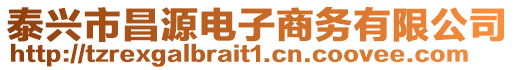 泰興市昌源電子商務(wù)有限公司