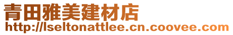 青田雅美建材店