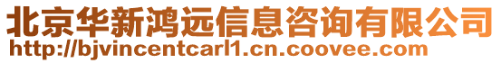 北京華新鴻遠(yuǎn)信息咨詢有限公司