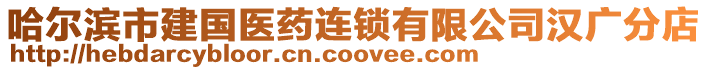 哈爾濱市建國醫(yī)藥連鎖有限公司漢廣分店