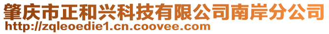 肇慶市正和興科技有限公司南岸分公司