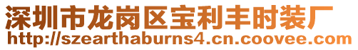深圳市龍崗區(qū)寶利豐時裝廠