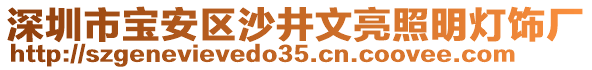 深圳市寶安區(qū)沙井文亮照明燈飾廠