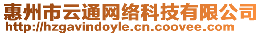 惠州市云通網(wǎng)絡(luò)科技有限公司