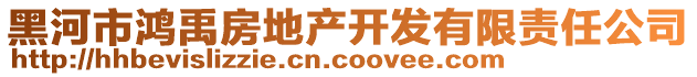 黑河市鴻禹房地產(chǎn)開發(fā)有限責(zé)任公司