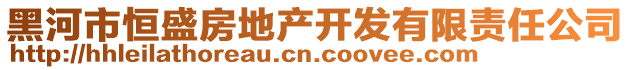 黑河市恒盛房地產(chǎn)開(kāi)發(fā)有限責(zé)任公司