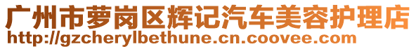 廣州市蘿崗區(qū)輝記汽車美容護理店