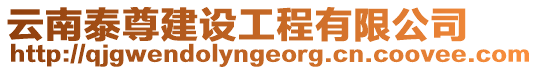 云南泰尊建設工程有限公司