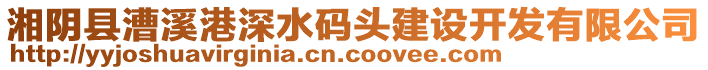 湘陰縣漕溪港深水碼頭建設開發有限公司