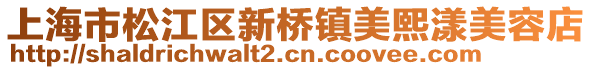 上海市松江區新橋鎮美熙漾美容店