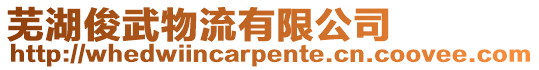 蕪湖俊武物流有限公司