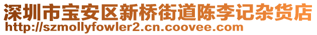 深圳市寶安區(qū)新橋街道陳李記雜貨店