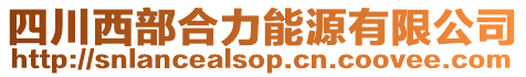 四川西部合力能源有限公司