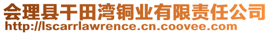 會(huì)理縣干田灣銅業(yè)有限責(zé)任公司