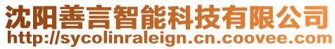 沈陽善言智能科技有限公司