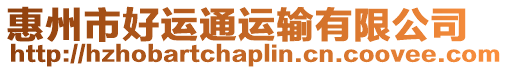 惠州市好運(yùn)通運(yùn)輸有限公司