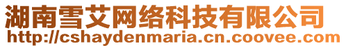 湖南雪艾網(wǎng)絡(luò)科技有限公司