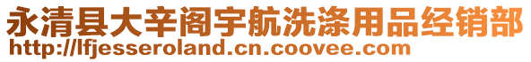 永清縣大辛閣宇航洗滌用品經銷部