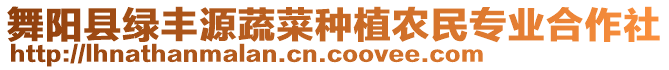 舞陽縣綠豐源蔬菜種植農(nóng)民專業(yè)合作社