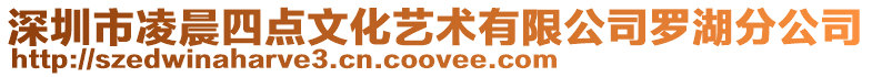 深圳市凌晨四點文化藝術有限公司羅湖分公司