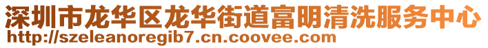 深圳市龍華區(qū)龍華街道富明清洗服務中心