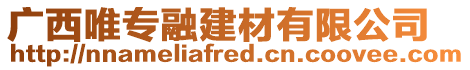 廣西唯專融建材有限公司
