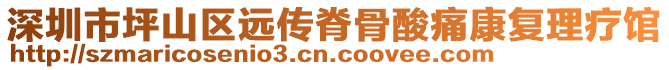 深圳市坪山區遠傳脊骨酸痛康復理療館