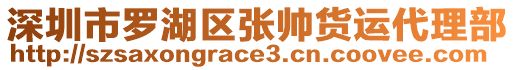 深圳市羅湖區(qū)張帥貨運代理部