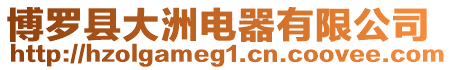 博羅縣大洲電器有限公司