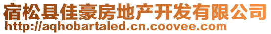 宿松縣佳豪房地產(chǎn)開發(fā)有限公司