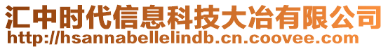 汇中时代信息科技大冶有限公司