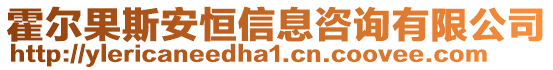 霍爾果斯安恒信息咨詢有限公司