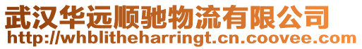 武漢華遠(yuǎn)順馳物流有限公司