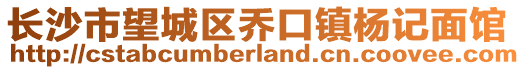 長(zhǎng)沙市望城區(qū)喬口鎮(zhèn)楊記面館
