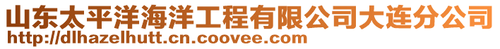 山東太平洋海洋工程有限公司大連分公司