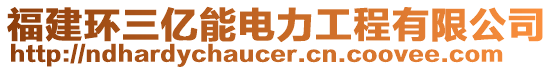 福建環(huán)三億能電力工程有限公司