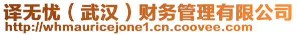 譯無(wú)憂（武漢）財(cái)務(wù)管理有限公司