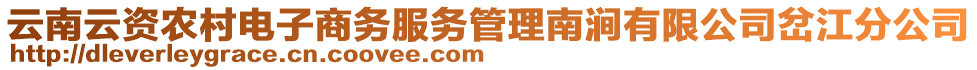 云南云資農(nóng)村電子商務(wù)服務(wù)管理南澗有限公司岔江分公司