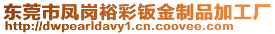 東莞市鳳崗裕彩鈑金制品加工廠