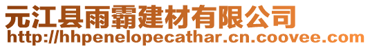 元江縣雨霸建材有限公司