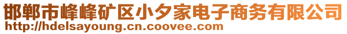 邯鄲市峰峰礦區(qū)小夕家電子商務(wù)有限公司