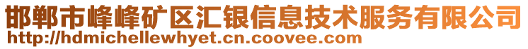 邯郸市峰峰矿区汇银信息技术服务有限公司